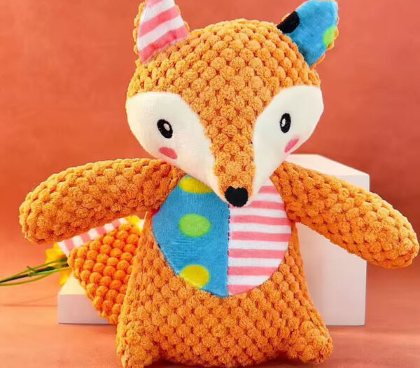 New Pet Toy Dog Interactive Plush Toys Bite Grinding Teeth Clean Teeth Bite Resistant Vocal Animals Pet Plush Toy Supplies - Image 3