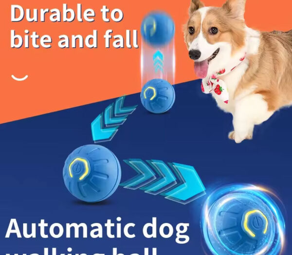 Smart Dog Toy Ball Electronic Interactive Pet Toy Moving Ball USB Automatic Moving Bouncing for Puppy Birthday Gift Cat Product - Image 3