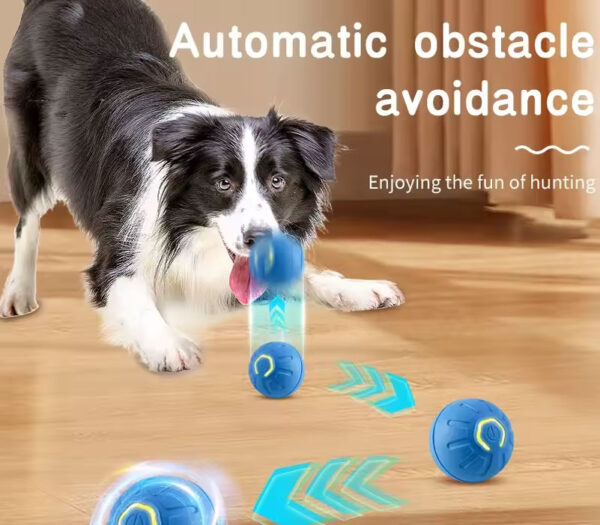 Smart Dog Toy Ball Electronic Interactive Pet Toy Moving Ball USB Automatic Moving Bouncing for Puppy Birthday Gift Cat Product