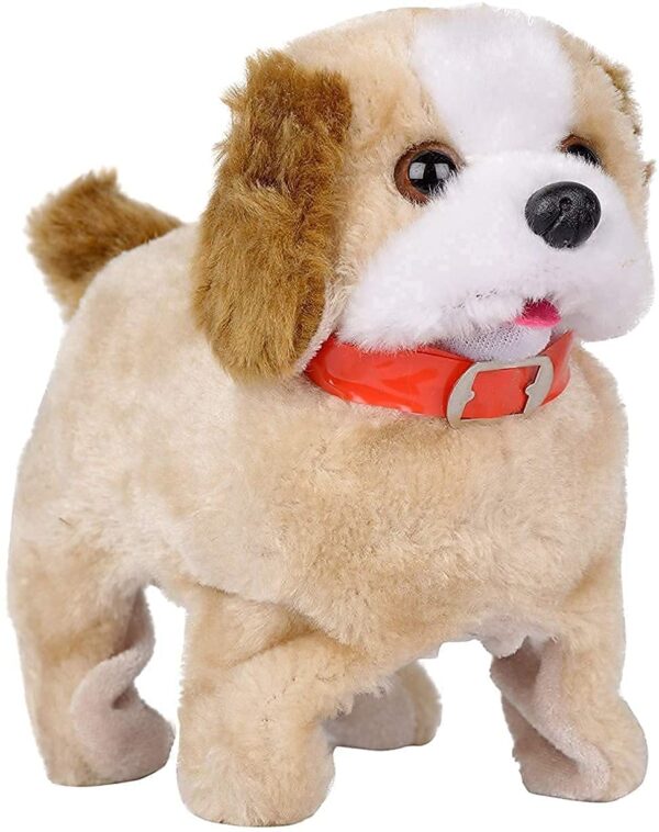 Jumping Dog Soft Toy – Battery-Operated Walking, Barking & Backflip Puppy - Image 4